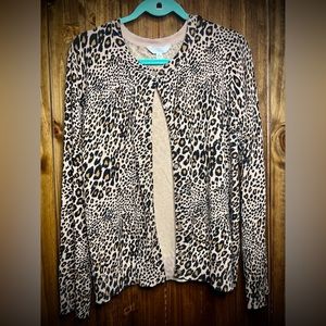 Leopard Print Cardigan